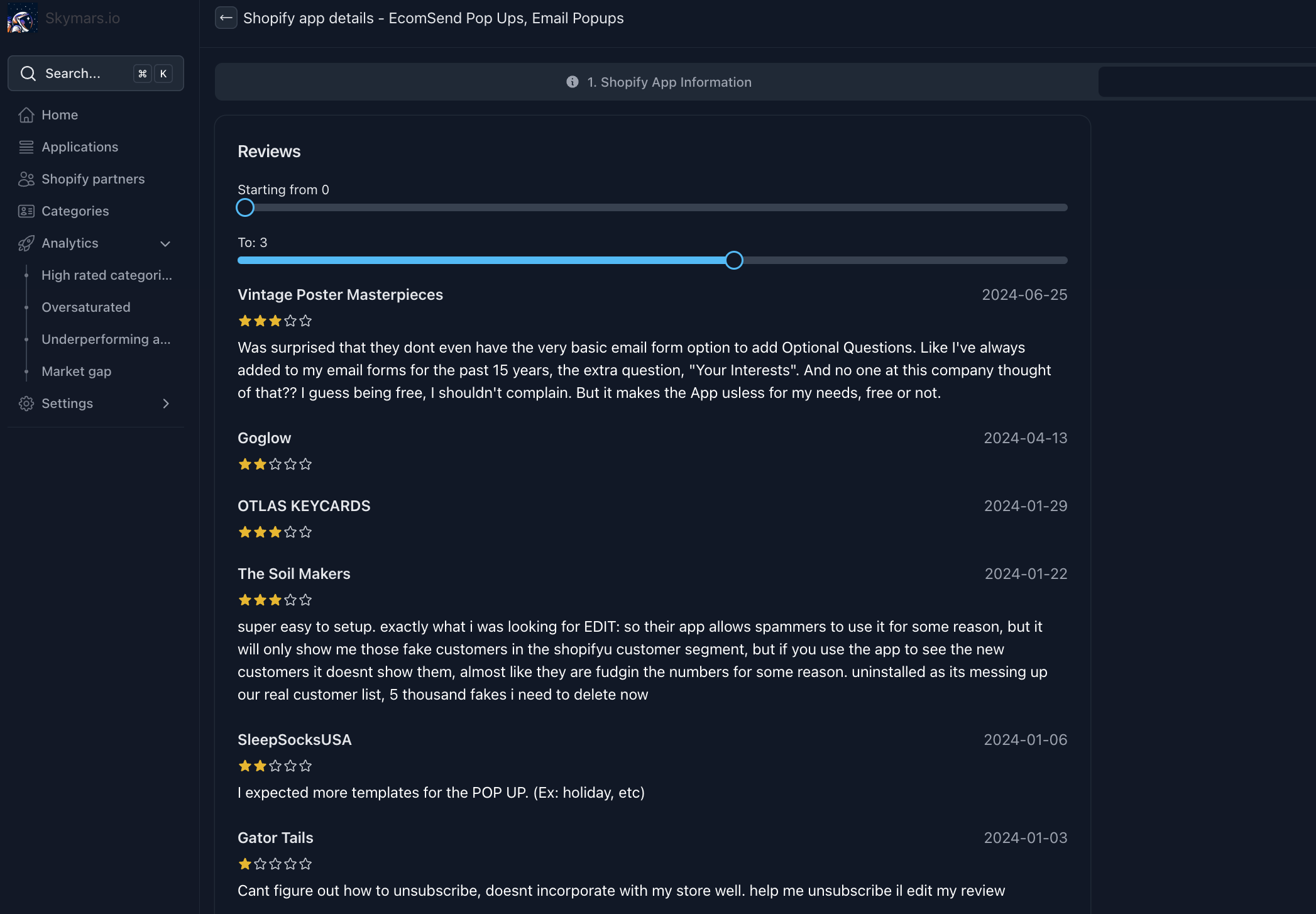 skymars reviews